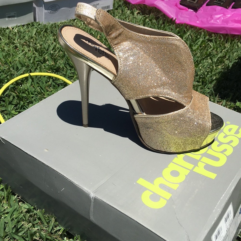 Women's glitter heels